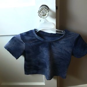 NAVY TIE DYE TEE